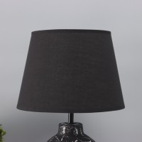Лампа настольная "Луиза" 1х40Вт Е27 черный 25х25х38,,5см