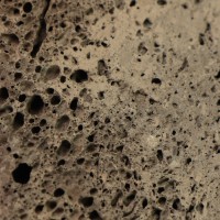 Натуральная пемза для педикюра, натуральная, с подвесом, 8 × 8 см, цвет коричневый