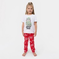 Пижама новогодняя детская KAFTAN "MEOWY XMAS" размер28 (86-92)