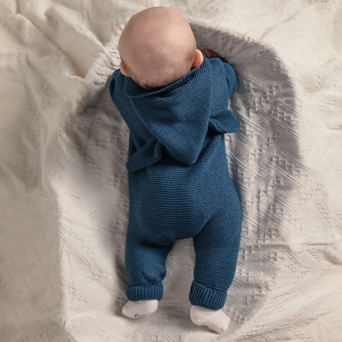 Комбинезон вязаный Крошка Я "Зайчик" рост 62-68 см