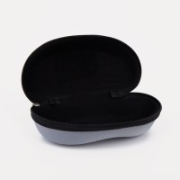 Футляр для очков на молнии, длина 17 см, цвет чёрный