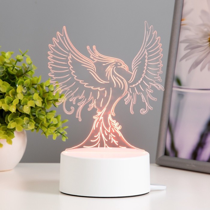 Светильник "Феникс" LED RGB от сети 12х9,5х14,5 см RISALUX