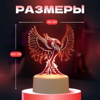 Светильник "Феникс" LED RGB от сети 12х9,5х14,5 см RISALUX