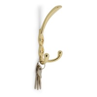 Крючок мебельный CAPPIO PIGTAIL, трехрожковый, цвет золото