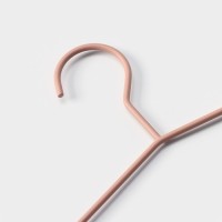 Плечики - вешалка для брюк и юбок LaDо́m Laconique, 36.5×31×1.1 см, многоуровневые, розовые