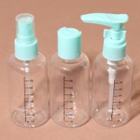 Набор для хранения, 3 предмета, со шкалой деления, розовый