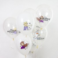 Шар латексный 12" «Холодное сердце», пастель, 1-сторонний, набор 25 шт., МИКС