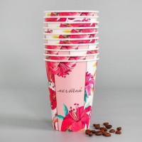 Стакан бумажный для кофе "Мечтай", 400 мл