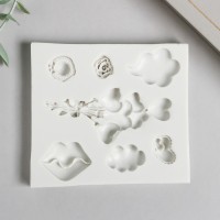 Молд силикон "Любовный флёр" 7 предметов 1,2х9,8х10 см