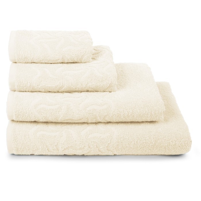 Полотенце махровое «Радуга» цвет молочный, 30х70 см, 305г/м2