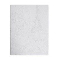 Картина по номерам на раме, с гирляндой «Эйфелева башня», 30х40 см