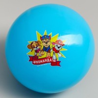 Мяч детский Paw Patrol "Команда", 16 см, 50 гр, цвета МИКС