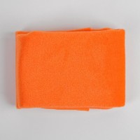 Отрез для рукоделия, плюш, цвет оранжевый, 53 × 50 см