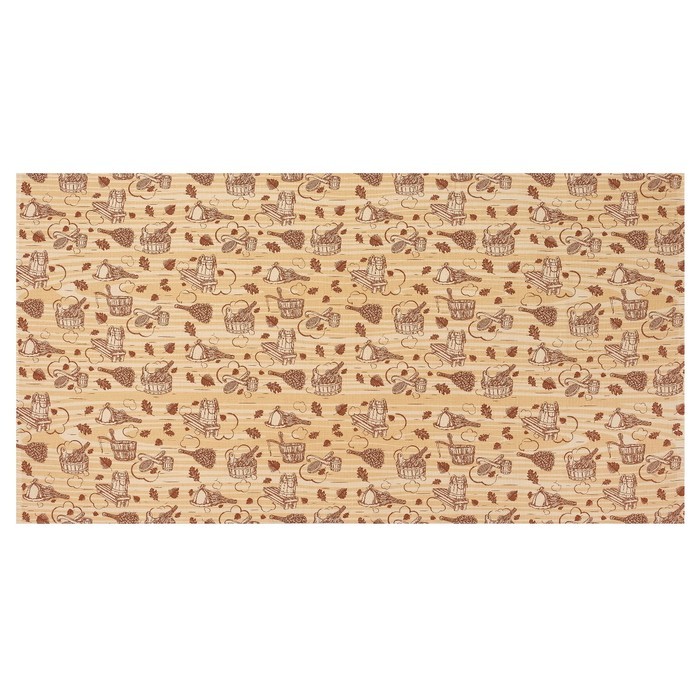 Полотенце для бани «Банька» 80х 150 см, хлопок вафельное полотно