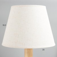 Настольная лампа "Лигнум" E27 40Вт светлое дерево 25х25х37,5 см RISALUX