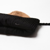 Шапка детская MINAKU, чёрно-бежевая, размер 35-40