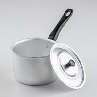 Ковш с крышкой Consul, 1,5 л, d=14 см, цвет хромированный