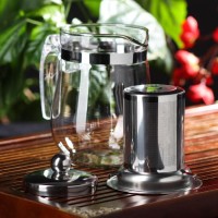 Чайник стеклянный заварочный Magistro «Мехико», 750 мл, металлическое сито, пластиковая колба