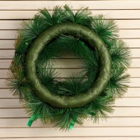 Новогодний венок d-30 см «Зимнее волшебство. Лесная тайна» на дверь, на стену, декор шишки, ягоды