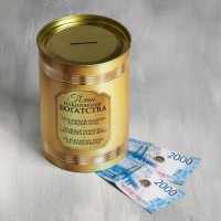 Копилка XXL «Начинающего миллионера», 20 х 12,5 см