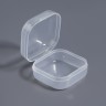 Набор баночек для мелочей, 4 шт., 3.4×3.4×1.8 см, прозрачный