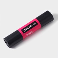 Мешки для мусора Доляна Extra Strong, 120 л, 70×110 см, 80 мкм, ПВД, 10 шт. в рулоне, чёрные