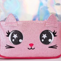 Рюкзак детский с блестящим карманом «Котик», 27х23х10 см