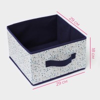 Короб для хранения Доляна «Мармелад», 29×29×18 см, белый