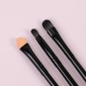 Набор кистей для макияжа, 5 предметов, цвет чёрный