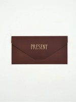 Конверт подарочный «Текстура», софт-тач, тиснение, 19×9 см