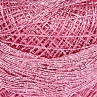 Пряжа "Camelia" 70% полиэстер, 30% люрекс 190м/20гр (430 жемчуг-золото)