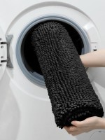 Коврик для дома LaDо́m, букли, плотность 1400 г, 50×80 см, графитовый