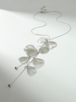 Колье «Цветок» легкость, цвет серебро