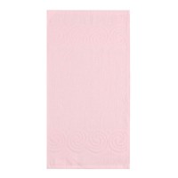 Полотенце махровое Love Life Border, 50х90 см, цвет розовый, 100% хлопок, 380 гр/м2