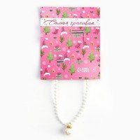 Заколки для волос новогодние «Праздник», на Новый год, набор 2 шт, 5,5 х 5 см