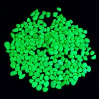 Грунт декоративый, флуоресцентный, лимонный, 800 г , фр 8-12 мм