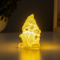 Ночник "Гном" 2Вт LED LR44 белый 4,5х5,5х9см