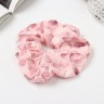 Резинка для волос "Орбита" листочки стиль, 13 см, розовый