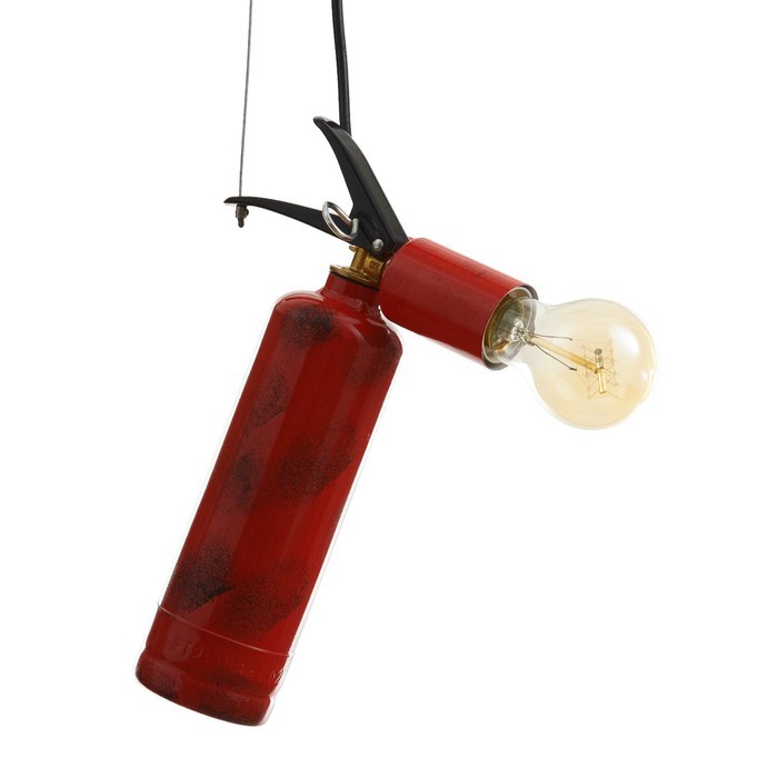 Светильник "Огнетушитель" Е27 40Вт красный 20х10х25-125см