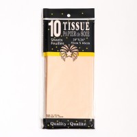 Бумага упаковочная тишью, «Жемчужная», персиковая, 50×70 см