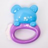 Погремушка «Собачка» с прорезывателем, виды и цвет МИКС