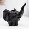 Кашпо - ваза "Слон" черный, 13х12х15см Кашпо - ваза "Слон" черный, 13х12х15см