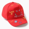 Кепка детская MINAKU "Смайл", цв. красный, р-р 44-46 Кепка детская MINAKU "Смайл", цв. красный, р-р 44-46