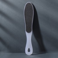 Тёрка для ног, наждачная, двусторонняя, 27 см, цвет белый