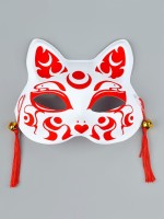 Карнавальная маска «Кицунэ», красный