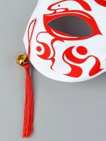 Карнавальная маска «Кицунэ», красный