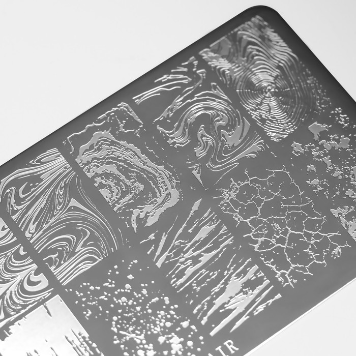 Диск для стемпинга металлический «Узор», 12 × 6 см