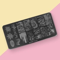 Диск для стемпинга металлический «Узор», 12 × 6 см