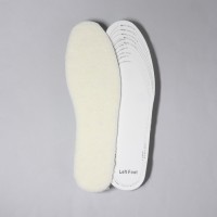 Стельки для обуви, универсальные, двухслойные, р-р RU до 46 (р-р Пр-ля до 46), 29 см, пара, бежевые