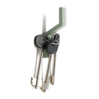 Крючок мебельный CAPPIO TRANQUILITY, однорожковый, зеленый